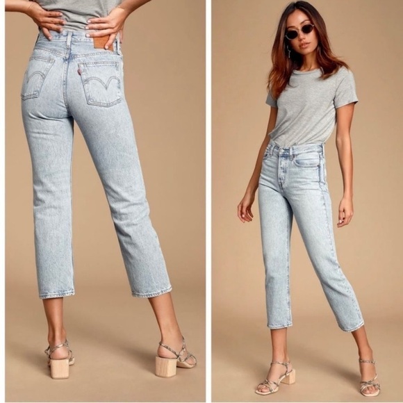 Levi's Denim - Levi’s Wedgie Jeans Pant High Skinny Light Denim Blue Festival Grunge Y2K NWT